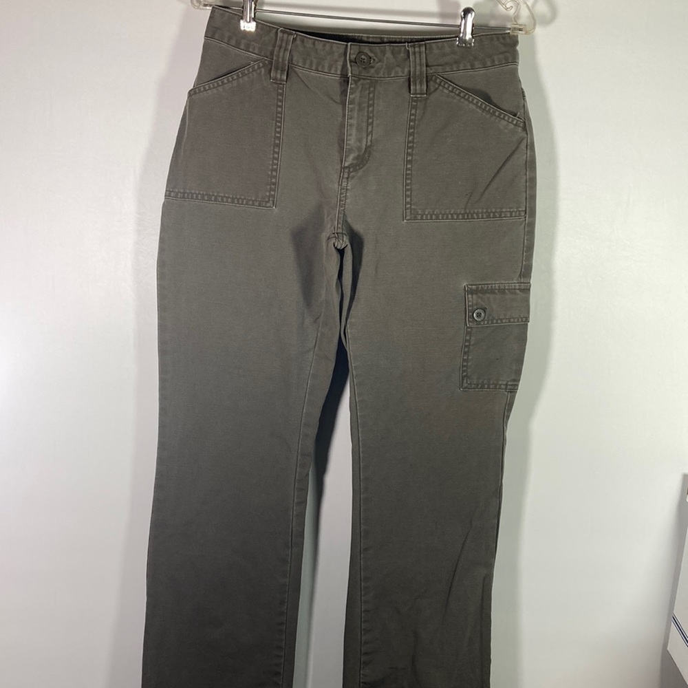 Old Navy 100% Cotton Gray Cargo Pants Size 6